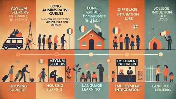 Demandeurs d’Asile en France : Défis Actuels et Solutions pour un Accueil Plus Digne